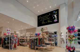 bannière marketing, habillage magasin