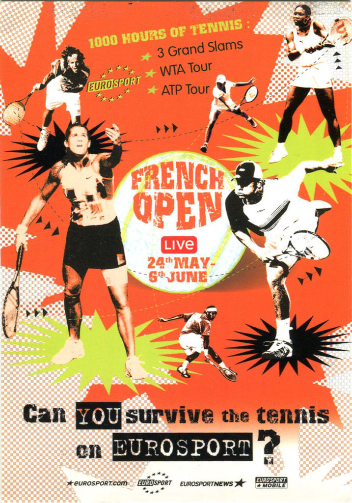 affiche conception pour eurosport