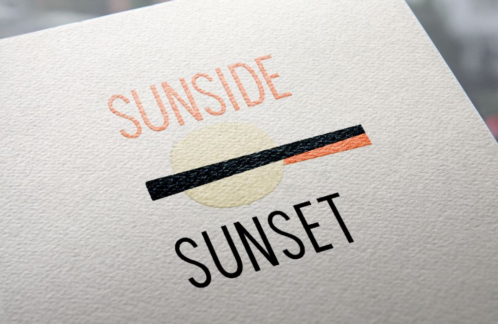 conception graphique Logotype et identité Sunset Sunside